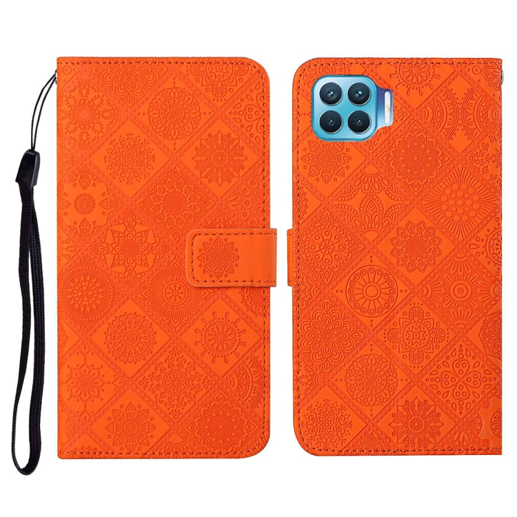 Ethnic Style Embossed Pattern Horizontal Flip Leather Case with Holder & Card Slots & Wallet & Lanyard, For OPPO Reno3, For OPPO Reno4, For OPPO Reno4 Lite