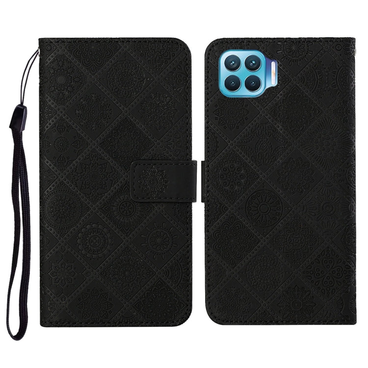 Ethnic Style Embossed Pattern Horizontal Flip Leather Case with Holder & Card Slots & Wallet & Lanyard, For OPPO Reno3, For OPPO Reno4, For OPPO Reno4 Lite