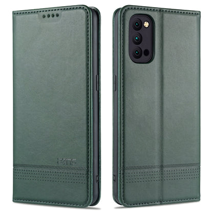 AZNS Magnetic Calf Texture Horizontal Flip Leather Case with Card Slots & Holder & Wallet, For OPPO A72 5G, For OPPO Reno3 Pro, For OPPO Reno4 / Reno4 Pro, For Samsung Galaxy S30 Plus