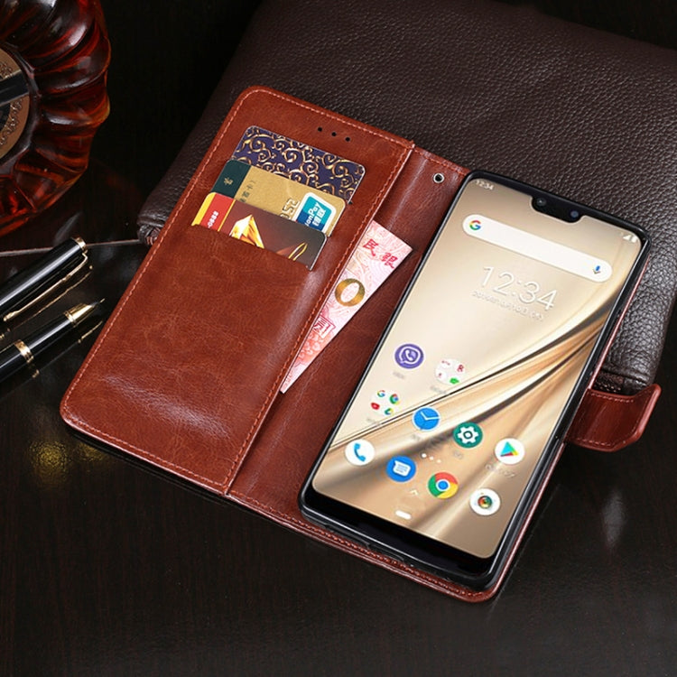 idewei Crazy Horse Texture Horizontal Flip Leather Case with Holder & Card Slots & Wallet, For Fujitsu Arrows RX, For OPPO Reno5 5G, For OPPO Reno5 Pro 5G