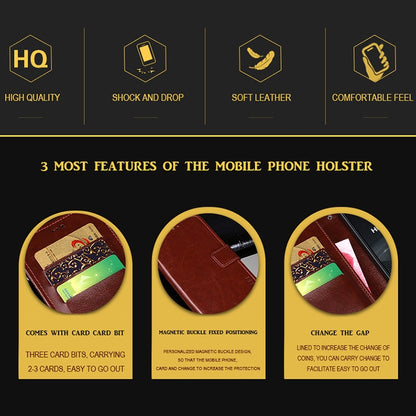 idewei Crazy Horse Texture Horizontal Flip Leather Case with Holder & Card Slots & Wallet, For Fujitsu Arrows RX, For OPPO Reno5 5G, For OPPO Reno5 Pro 5G