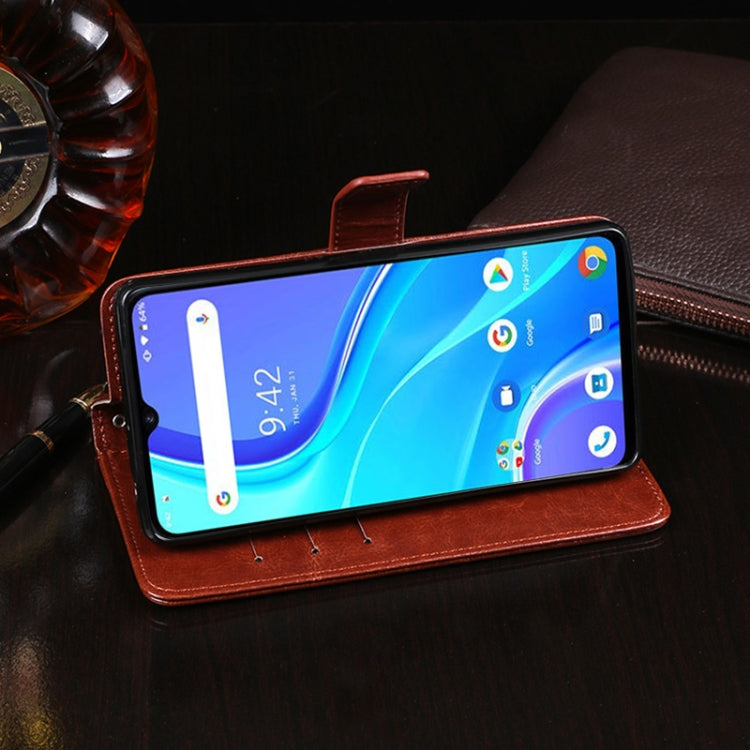 idewei Crazy Horse Texture Horizontal Flip Leather Case with Holder & Card Slots & Wallet, For UMIDIGI A7S, For vivo Y52s, For Alcatel 1B 2020