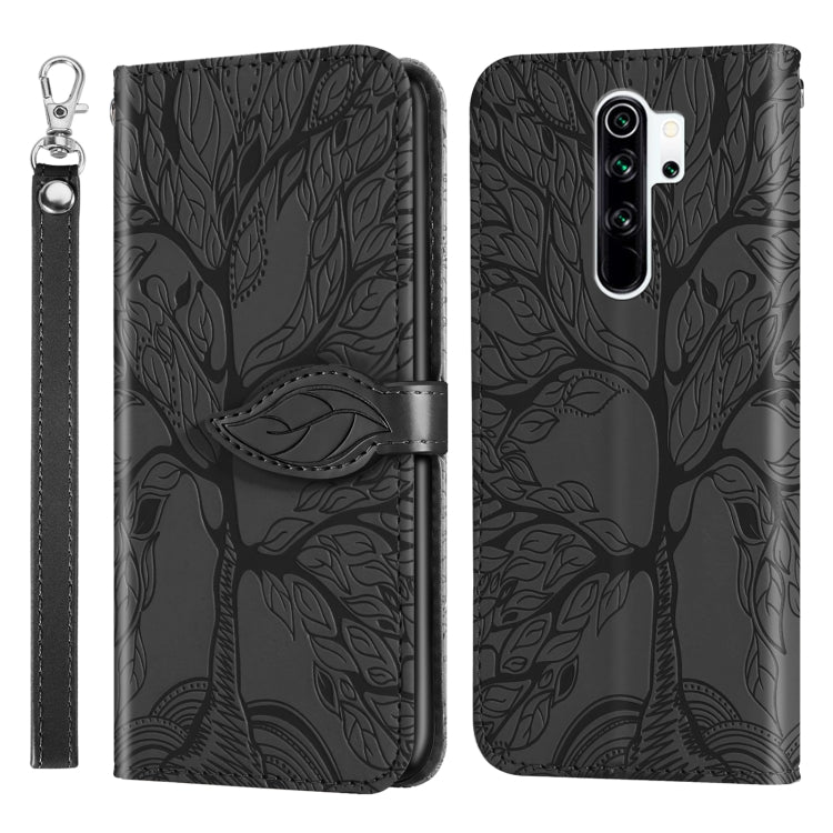Life of Tree Embossing Pattern Horizontal Flip Leather Case with Holder & Card Slot & Wallet & Photo Frame & Lanyard, For Xiaomi Poco M2, For Xiaomi Poco M2 Pro, For Xiaomi Redmi 9, For Xiaomi Redmi 9A