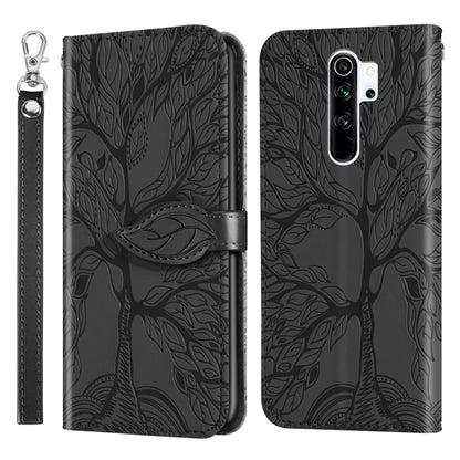 Life of Tree Embossing Pattern Horizontal Flip Leather Case with Holder & Card Slot & Wallet & Photo Frame & Lanyard, For Xiaomi Poco M2, For Xiaomi Poco M2 Pro, For Xiaomi Redmi 9, For Xiaomi Redmi 9A