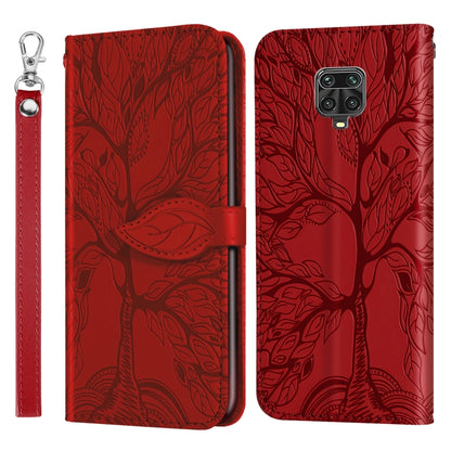 Life of Tree Embossing Pattern Horizontal Flip Leather Case with Holder & Card Slot & Wallet & Photo Frame & Lanyard, For Xiaomi Poco M2, For Xiaomi Poco M2 Pro, For Xiaomi Redmi 9, For Xiaomi Redmi 9A