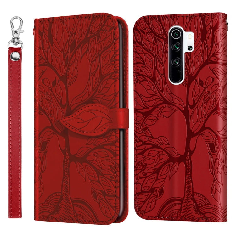 Life of Tree Embossing Pattern Horizontal Flip Leather Case with Holder & Card Slot & Wallet & Photo Frame & Lanyard, For Xiaomi Poco M2, For Xiaomi Poco M2 Pro, For Xiaomi Redmi 9, For Xiaomi Redmi 9A