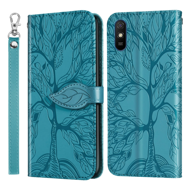 Life of Tree Embossing Pattern Horizontal Flip Leather Case with Holder & Card Slot & Wallet & Photo Frame & Lanyard, For Xiaomi Poco M2, For Xiaomi Poco M2 Pro, For Xiaomi Redmi 9, For Xiaomi Redmi 9A