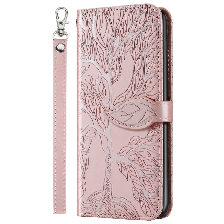 Life of Tree Embossing Pattern Horizontal Flip Leather Case with Holder & Card Slot & Wallet & Photo Frame & Lanyard, For Xiaomi Redmi 9C, For Xiaomi Mi 10 Lite 5G, For Xiaomi Poco X3