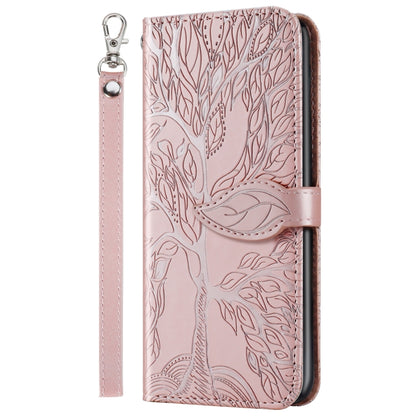 Life of Tree Embossing Pattern Horizontal Flip Leather Case with Holder & Card Slot & Wallet & Photo Frame & Lanyard, For Xiaomi Redmi 9C, For Xiaomi Mi 10 Lite 5G, For Xiaomi Poco X3