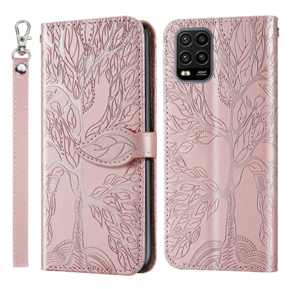 Life of Tree Embossing Pattern Horizontal Flip Leather Case with Holder & Card Slot & Wallet & Photo Frame & Lanyard, For Xiaomi Redmi 9C, For Xiaomi Mi 10 Lite 5G, For Xiaomi Poco X3