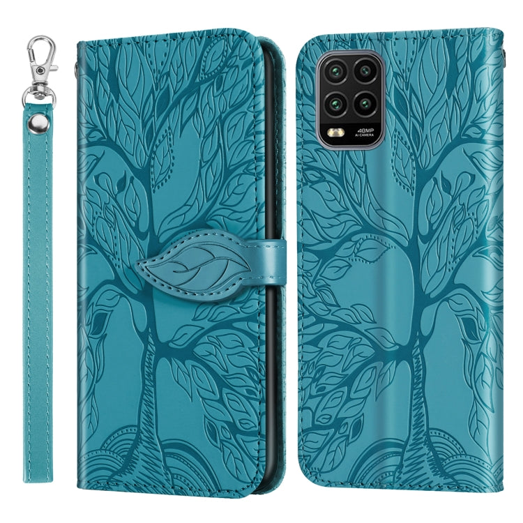Life of Tree Embossing Pattern Horizontal Flip Leather Case with Holder & Card Slot & Wallet & Photo Frame & Lanyard, For Xiaomi Redmi 9C, For Xiaomi Mi 10 Lite 5G, For Xiaomi Poco X3
