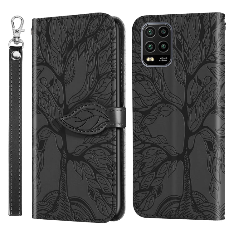 Life of Tree Embossing Pattern Horizontal Flip Leather Case with Holder & Card Slot & Wallet & Photo Frame & Lanyard, For Xiaomi Redmi 9C, For Xiaomi Mi 10 Lite 5G, For Xiaomi Poco X3