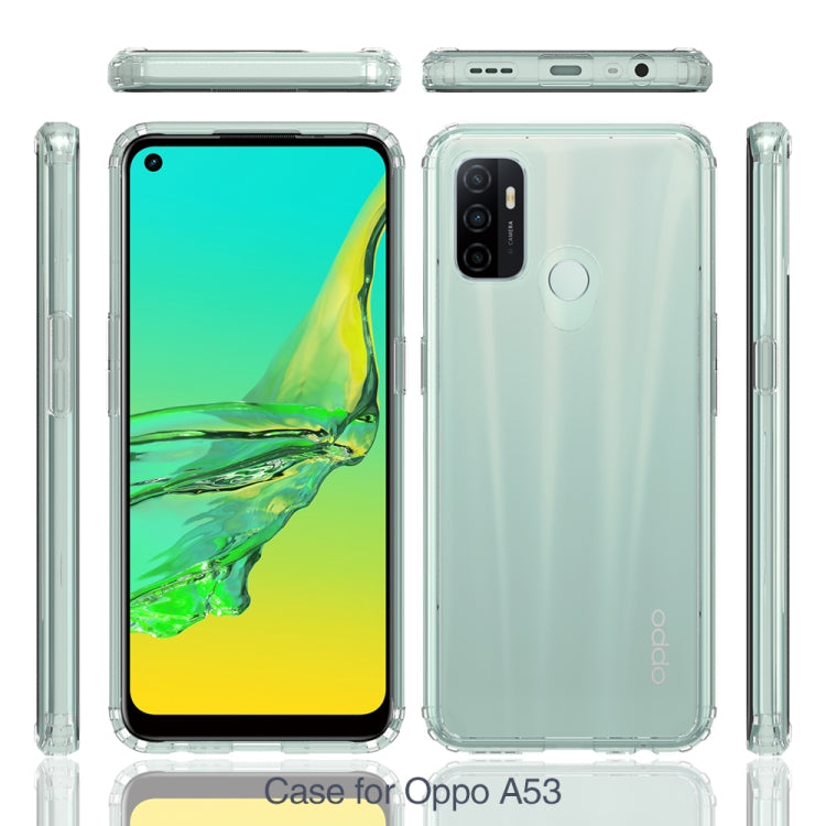 Shockproof Scratchproof TPU + Acrylic Protective Case, For Xiaomi Mi 10T Lite, For OPPO A53