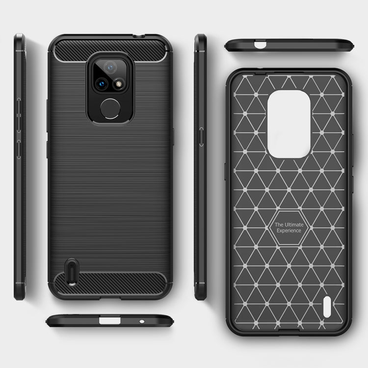Brushed Texture Carbon Fiber TPU Case, For Motorola Moto E7 (2020), For OnePlus 9 Pro, For OnePlus 9