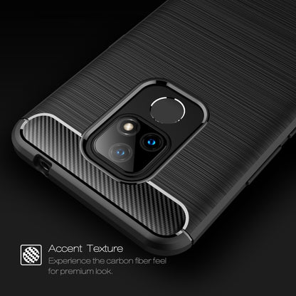 Brushed Texture Carbon Fiber TPU Case, For Motorola Moto E7 (2020), For OnePlus 9 Pro, For OnePlus 9