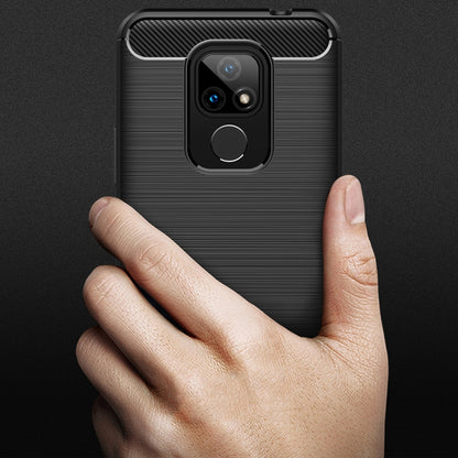 Brushed Texture Carbon Fiber TPU Case, For Motorola Moto E7 (2020), For OnePlus 9 Pro, For OnePlus 9