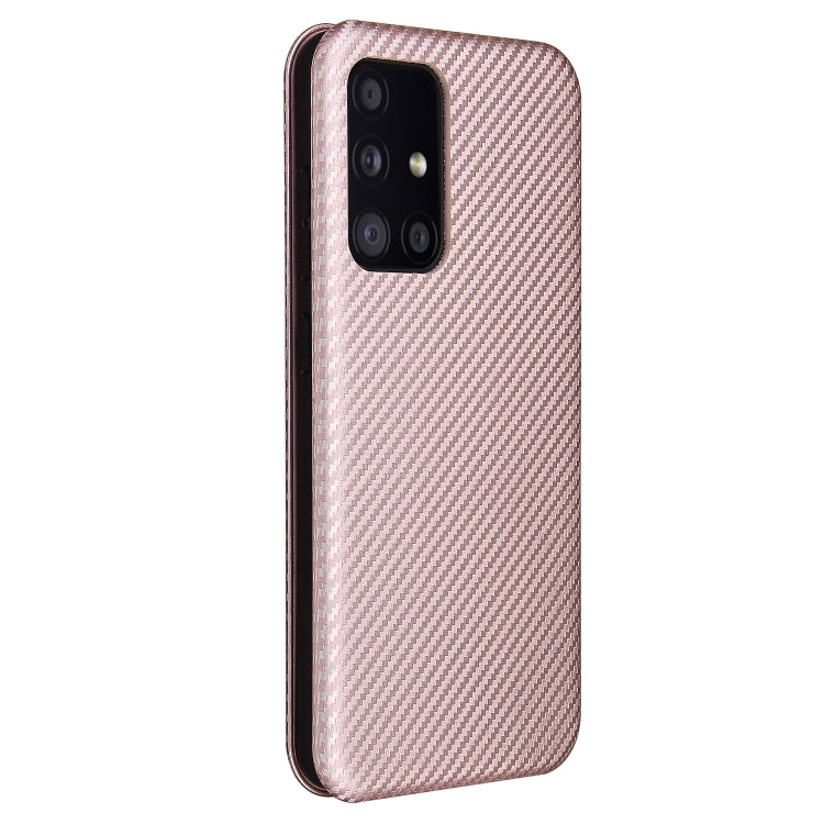 Carbon Fiber Texture Magnetic Horizontal Flip TPU + PC + PU Leather Case with Card Slot, For Samsung Galaxy A52 5G, For Samsung Galaxy A72 5G, For OPPO Reno5 Pro 5G, For Cubot X30