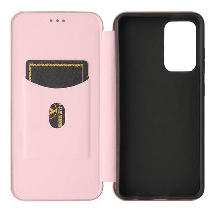 Carbon Fiber Texture Magnetic Horizontal Flip TPU + PC + PU Leather Case with Card Slot, For Samsung Galaxy A52 5G, For Samsung Galaxy A72 5G, For OPPO Reno5 Pro 5G, For Cubot X30