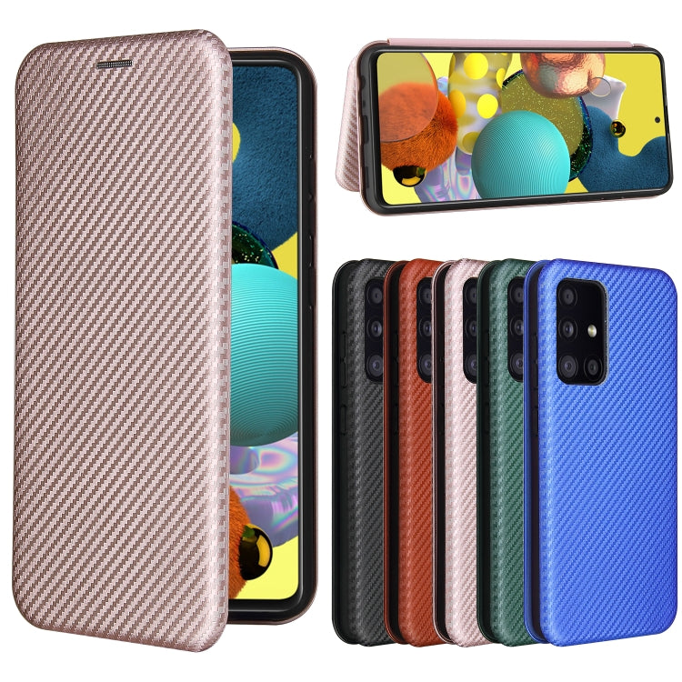 Carbon Fiber Texture Magnetic Horizontal Flip TPU + PC + PU Leather Case with Card Slot, For Samsung Galaxy A52 5G, For Samsung Galaxy A72 5G, For OPPO Reno5 Pro 5G, For Cubot X30