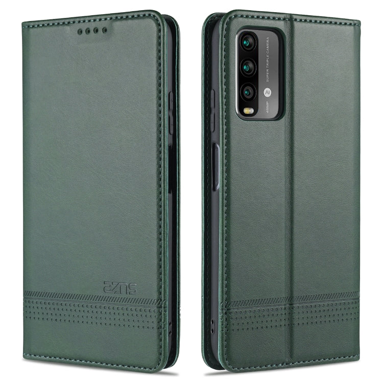 AZNS Magnetic Calf Texture Horizontal Flip Leather Case with Card Slots & Holder & Wallet, For Xiaomi Poco M3, For Xiaomi Redmi Note 9, For Oppo A73(4G)2020, For Oppo F17, For Oppo A92s