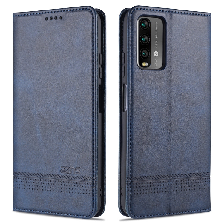 AZNS Magnetic Calf Texture Horizontal Flip Leather Case with Card Slots & Holder & Wallet, For Xiaomi Poco M3, For Xiaomi Redmi Note 9, For Oppo A73(4G)2020, For Oppo F17, For Oppo A92s