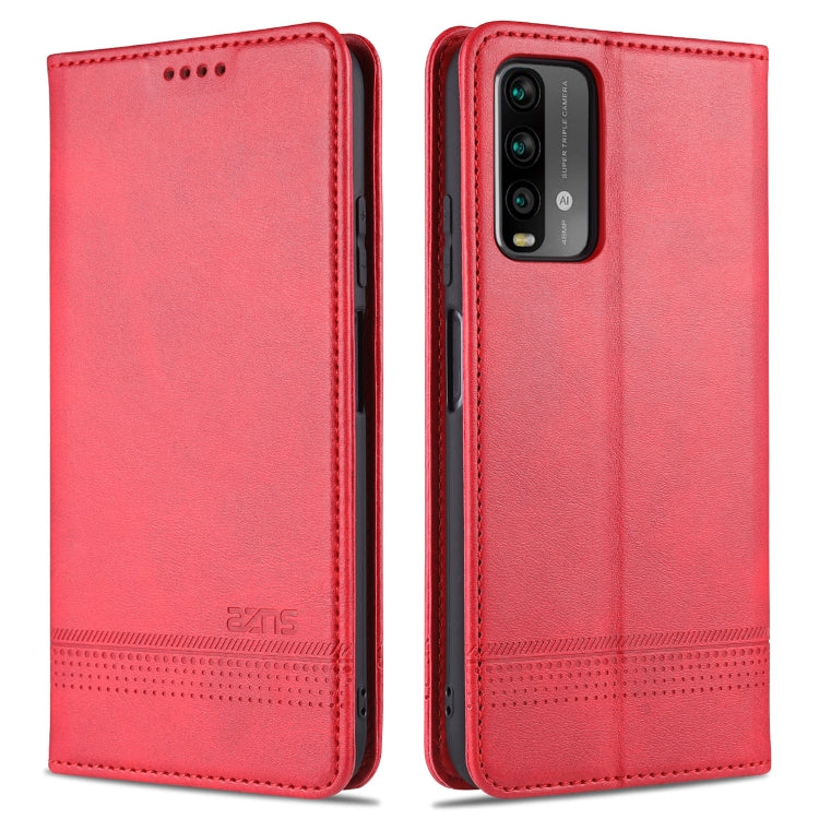 AZNS Magnetic Calf Texture Horizontal Flip Leather Case with Card Slots & Holder & Wallet, For Xiaomi Poco M3, For Xiaomi Redmi Note 9, For Oppo A73(4G)2020, For Oppo F17, For Oppo A92s