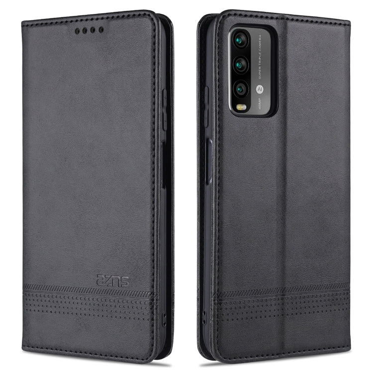 AZNS Magnetic Calf Texture Horizontal Flip Leather Case with Card Slots & Holder & Wallet, For Xiaomi Poco M3, For Xiaomi Redmi Note 9, For Oppo A73(4G)2020, For Oppo F17, For Oppo A92s