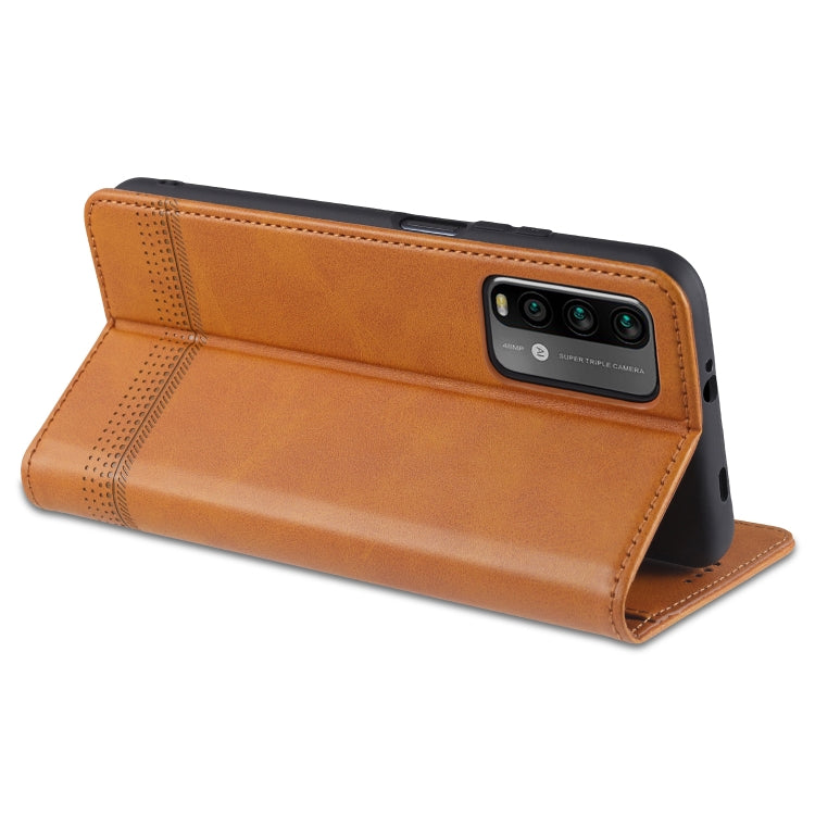 AZNS Magnetic Calf Texture Horizontal Flip Leather Case with Card Slots & Holder & Wallet, For Xiaomi Poco M3, For Xiaomi Redmi Note 9, For Oppo A73(4G)2020, For Oppo F17, For Oppo A92s
