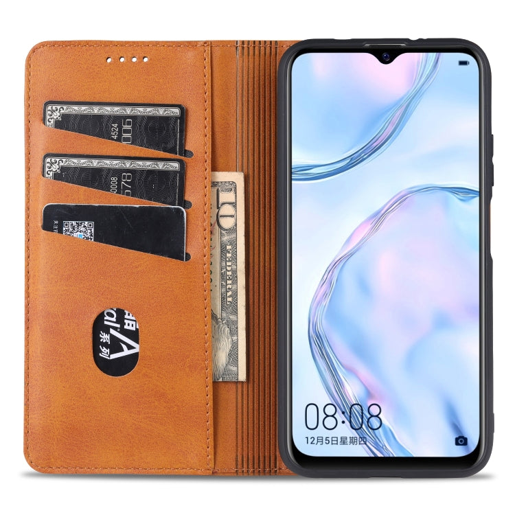 AZNS Magnetic Calf Texture Horizontal Flip Leather Case with Card Slots & Holder & Wallet, For Xiaomi Poco M3, For Xiaomi Redmi Note 9, For Oppo A73(4G)2020, For Oppo F17, For Oppo A92s