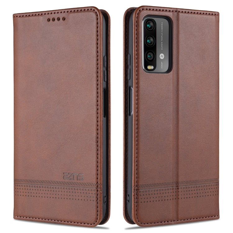 AZNS Magnetic Calf Texture Horizontal Flip Leather Case with Card Slots & Holder & Wallet, For Xiaomi Poco M3, For Xiaomi Redmi Note 9, For Oppo A73(4G)2020, For Oppo F17, For Oppo A92s