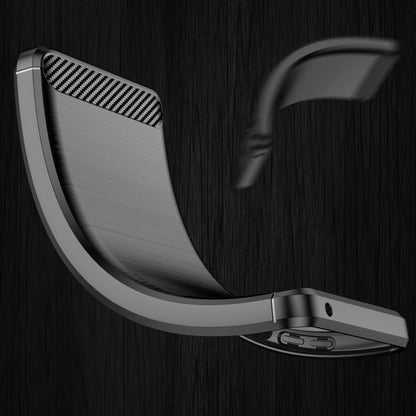 Brushed Texture Carbon Fiber TPU Case, For Xiaomi Mi 11