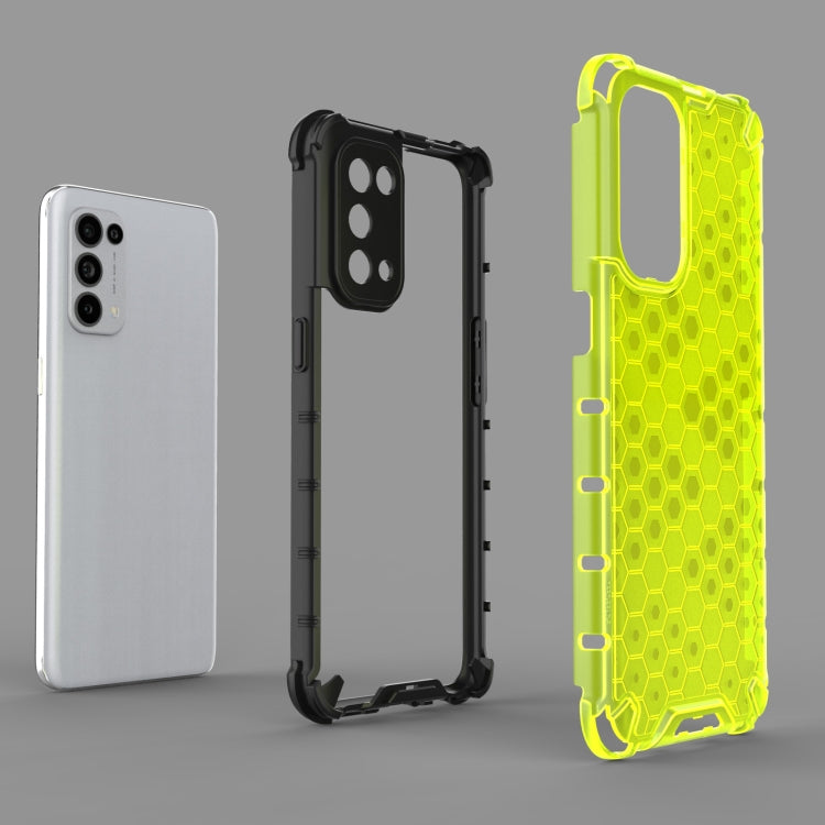 Shockproof Honeycomb PC + TPU Case, For Oppo Reno5 5G, For Oppo Reno5 Pro 5G, For Xiaomi Redmi Note 9 4G, For Xiaomi Redmi Note 9 5G, For Xiaomi Poco M3