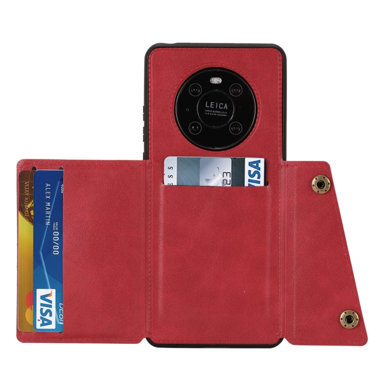 Double Buckle PU + TPU Shockproof Magnetic Protective Case with Card Slot & Holder, For Huawei Mate 40, For Huawei Mate 40 Pro, For Samsung Galaxy A12, For Samsung Galaxy A52 5G / 4G, For Samsung Galaxy A72 5G / 4G