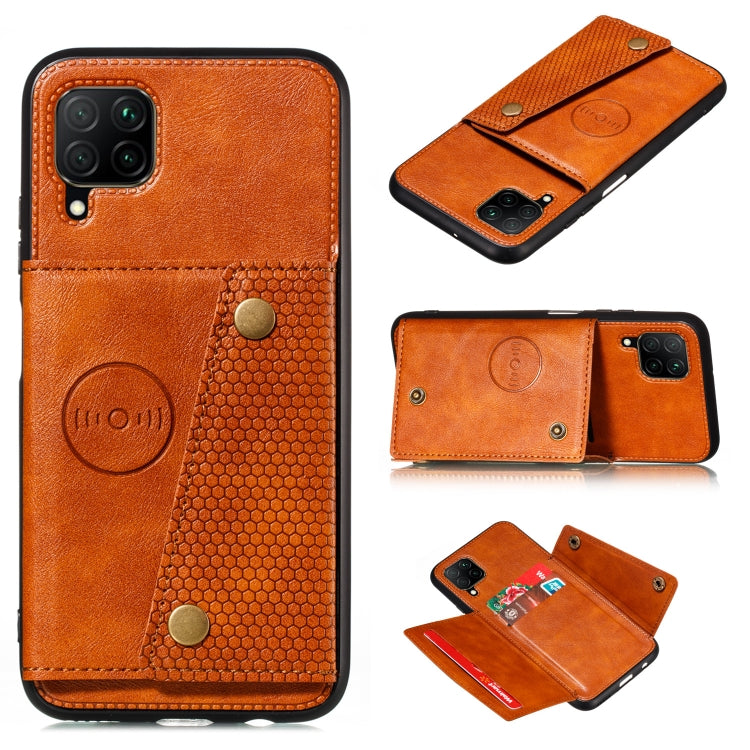 Double Buckle PU + TPU Shockproof Magnetic Protective Case with Card Slot & Holder, For Huawei Mate 40, For Huawei Mate 40 Pro, For Samsung Galaxy A12, For Samsung Galaxy A52 5G / 4G, For Samsung Galaxy A72 5G / 4G