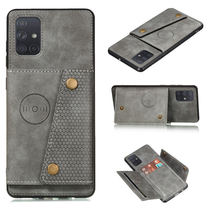 Double Buckle PU + TPU Shockproof Magnetic Protective Case with Card Slot & Holder, For Huawei Mate 40, For Huawei Mate 40 Pro, For Samsung Galaxy A12, For Samsung Galaxy A52 5G / 4G, For Samsung Galaxy A72 5G / 4G