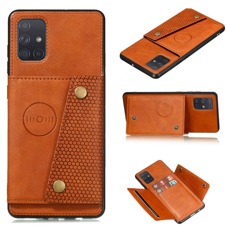Double Buckle PU + TPU Shockproof Magnetic Protective Case with Card Slot & Holder, For Huawei Mate 40, For Huawei Mate 40 Pro, For Samsung Galaxy A12, For Samsung Galaxy A52 5G / 4G, For Samsung Galaxy A72 5G / 4G