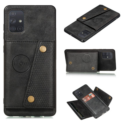 Double Buckle PU + TPU Shockproof Magnetic Protective Case with Card Slot & Holder, For Huawei Mate 40, For Huawei Mate 40 Pro, For Samsung Galaxy A12, For Samsung Galaxy A52 5G / 4G, For Samsung Galaxy A72 5G / 4G