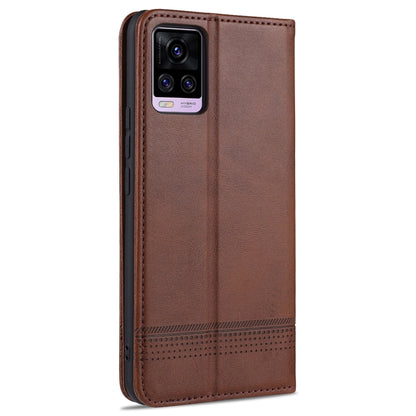 ZNS Magnetic Calf Texture Horizontal Flip Leather Case with Card Slots & Holder & Wallet, For vivo V20 Pro / S7, For Xiaomi Mi Note 10 Lite