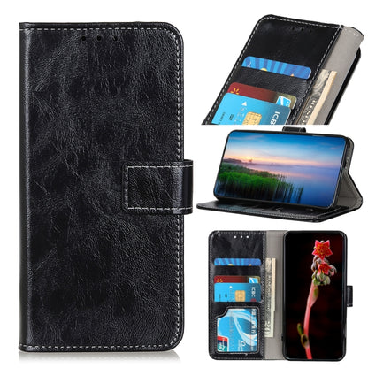 Retro Crazy Horse Texture Horizontal Flip Leather Case for OnePlus 6T , with Holder & Card Slots & Wallet & Photo Frame, For OnePlus 9