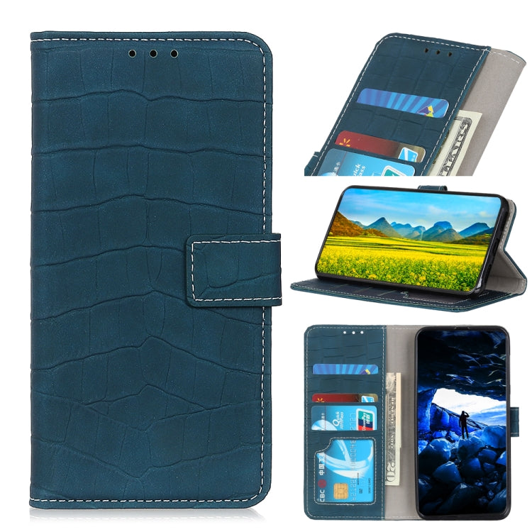 Crocodile Texture Horizontal Flip Leather Case with Holder & Card Slots & Wallet, For OnePlus 9