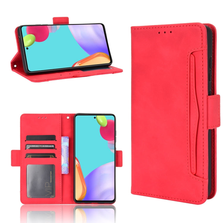Skin Feel Calf Pattern Horizontal Flip Leather Case with Holder & Card Slots & Photo Frame, For Samsung Galaxy A02s, For Samsung Galaxy A52 5G, For Samsung Galaxy A72 5G / 4G, For Samsung Galaxy S21+ 5G