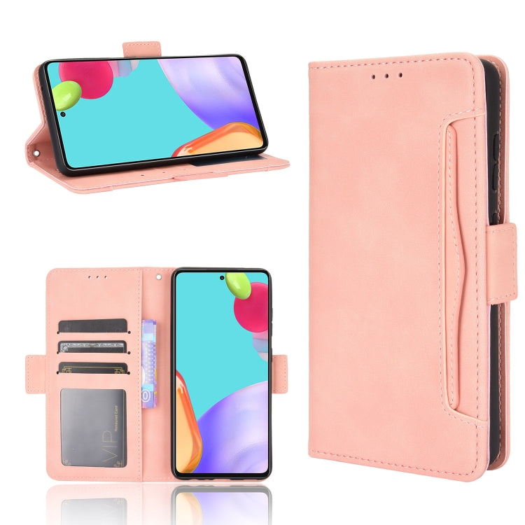 Skin Feel Calf Pattern Horizontal Flip Leather Case with Holder & Card Slots & Photo Frame, For Samsung Galaxy A02s, For Samsung Galaxy A52 5G, For Samsung Galaxy A72 5G / 4G, For Samsung Galaxy S21+ 5G