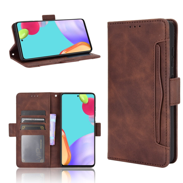 Skin Feel Calf Pattern Horizontal Flip Leather Case with Holder & Card Slots & Photo Frame, For Samsung Galaxy A02s, For Samsung Galaxy A52 5G, For Samsung Galaxy A72 5G / 4G, For Samsung Galaxy S21+ 5G