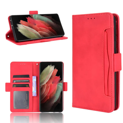 Skin Feel Calf Pattern Horizontal Flip Leather Case with Holder & Card Slots & Photo Frame, For Samsung Galaxy S21 Ultra 5G, For Samsung Galaxy S21 5G, For Xiaomi Mi 11, For Xiaomi Poco M3, For Xiaomi Redmi 9T & Note 9 4G                               ...