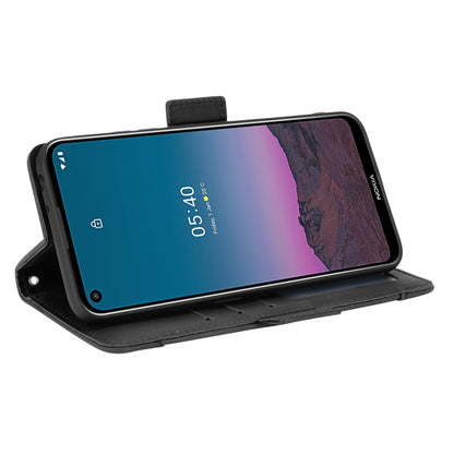 Skin Feel Calf Pattern Horizontal Flip Leather Case with Holder & Card Slots & Photo Frame, For Nokia 5.4