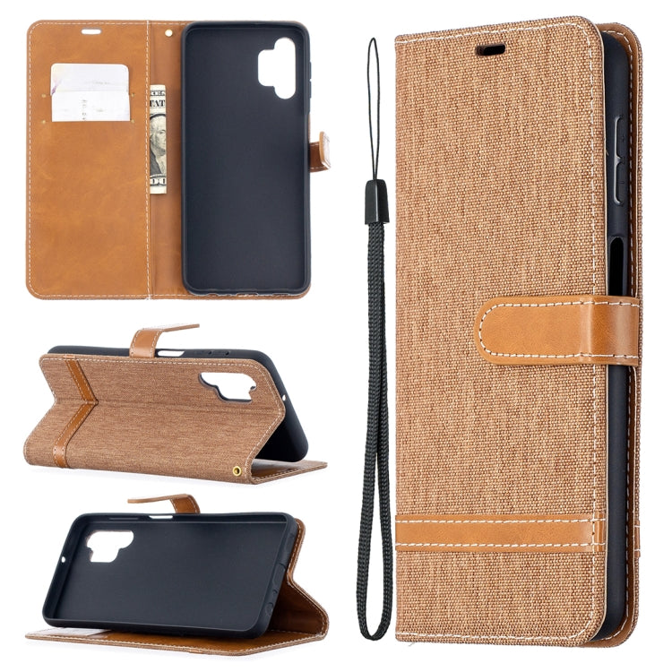Color Matching Denim Texture Horizontal Flip Leather Case with Holder & Card Slots & Wallet & Lanyard, For Xiaomi Poco M3, For Samsung Galaxy A32 5G