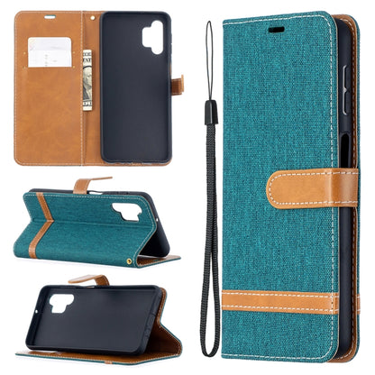 Color Matching Denim Texture Horizontal Flip Leather Case with Holder & Card Slots & Wallet & Lanyard, For Xiaomi Poco M3, For Samsung Galaxy A32 5G