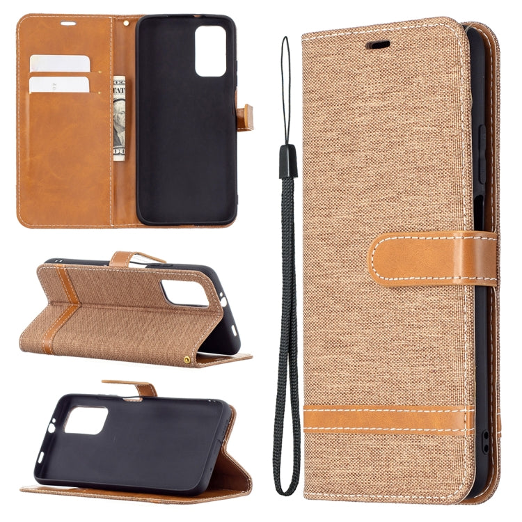 Color Matching Denim Texture Horizontal Flip Leather Case with Holder & Card Slots & Wallet & Lanyard, For Xiaomi Poco M3, For Samsung Galaxy A32 5G