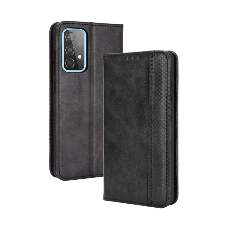 Magnetic Buckle Retro Crazy Horse Texture Horizontal Flip Leather Case with Holder & Card Slots & Photo Frame, For Samsung Galaxy A02s (Eurasian Version), For Samsung Galaxy A02s (US Version), For Samsung Galaxy A72 5G, For Samsung Galaxy S21+ 5G      ...