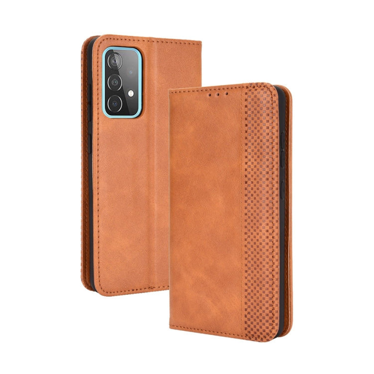 Magnetic Buckle Retro Crazy Horse Texture Horizontal Flip Leather Case with Holder & Card Slots & Photo Frame, For Samsung Galaxy A02s (Eurasian Version), For Samsung Galaxy A02s (US Version), For Samsung Galaxy A72 5G, For Samsung Galaxy S21+ 5G      ...